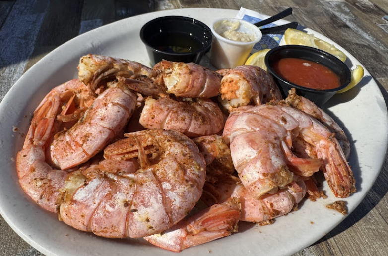 Conch Republic Seafood Company signature dishes Cracked ConchStuffed ShrimpSt Kitts Pasta